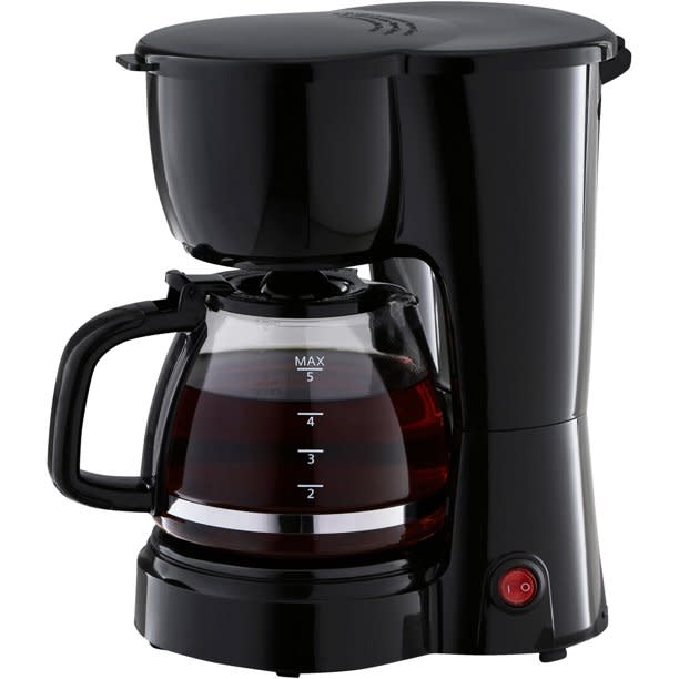 Mainstays 5 Cup Black Coffee Maker