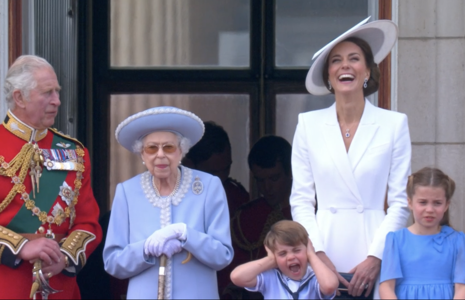Prince Louis stole the show at his great-grandmother's Platinum Jubilee (BBC)