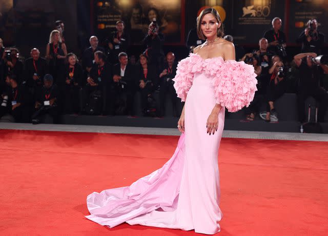 <p>Daniele Venturelli/WireImage</p> Olivia Palermo attends the 'Finalmente L'Alba' premiere at the 2023 Venice Film Festival