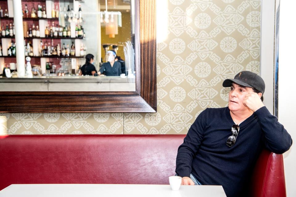 Armen Shirvanian, owner of Mi Piace, a neighborhood restaurant in Pasadena.
