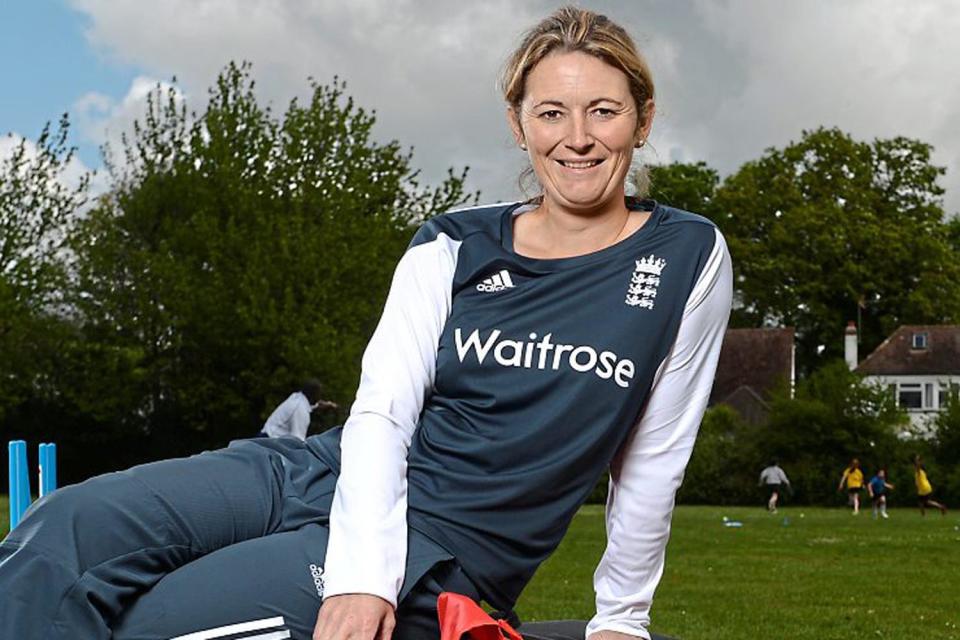 Role model: Charlotte Edwards was named as ambassador for the Women's World Cup which will be played in Britain this year, culminating in the final at Lord's in July