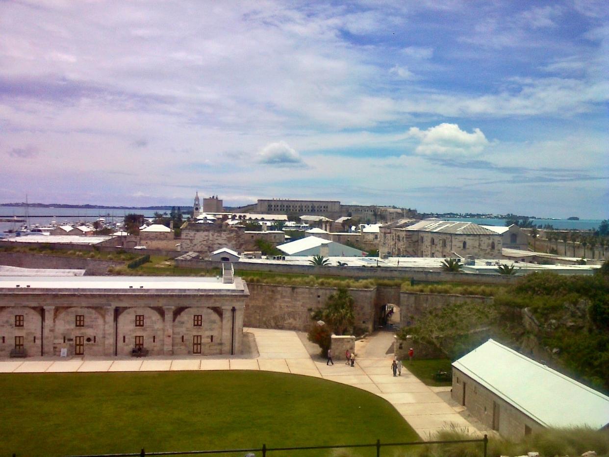 Royal Naval Dockyard in Hamilton was once a busy military facility.