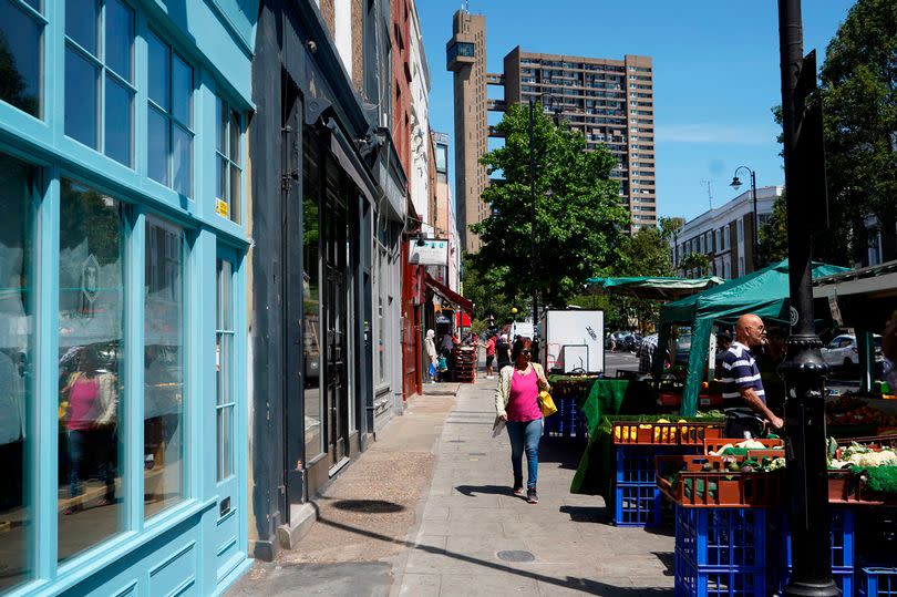 Golborne Road near Westbourne Park station