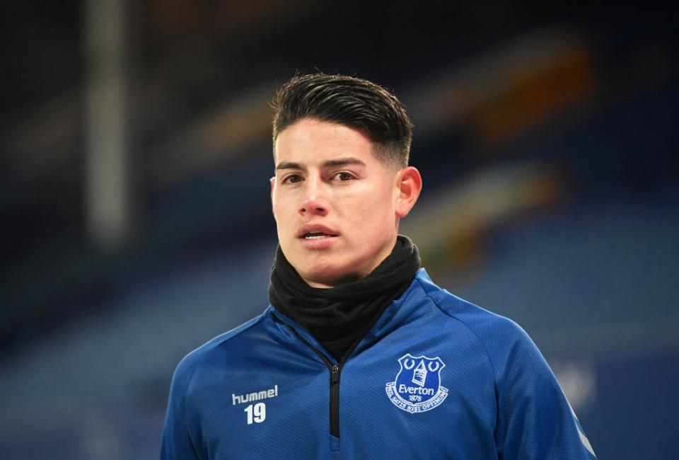 James Rodriguez scored six goals for Everton   (Getty Images)