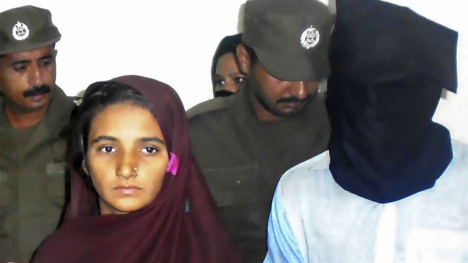 An woman in Pakistan charged over the death of her family members said she warned against her forced marriage. Photo: AP