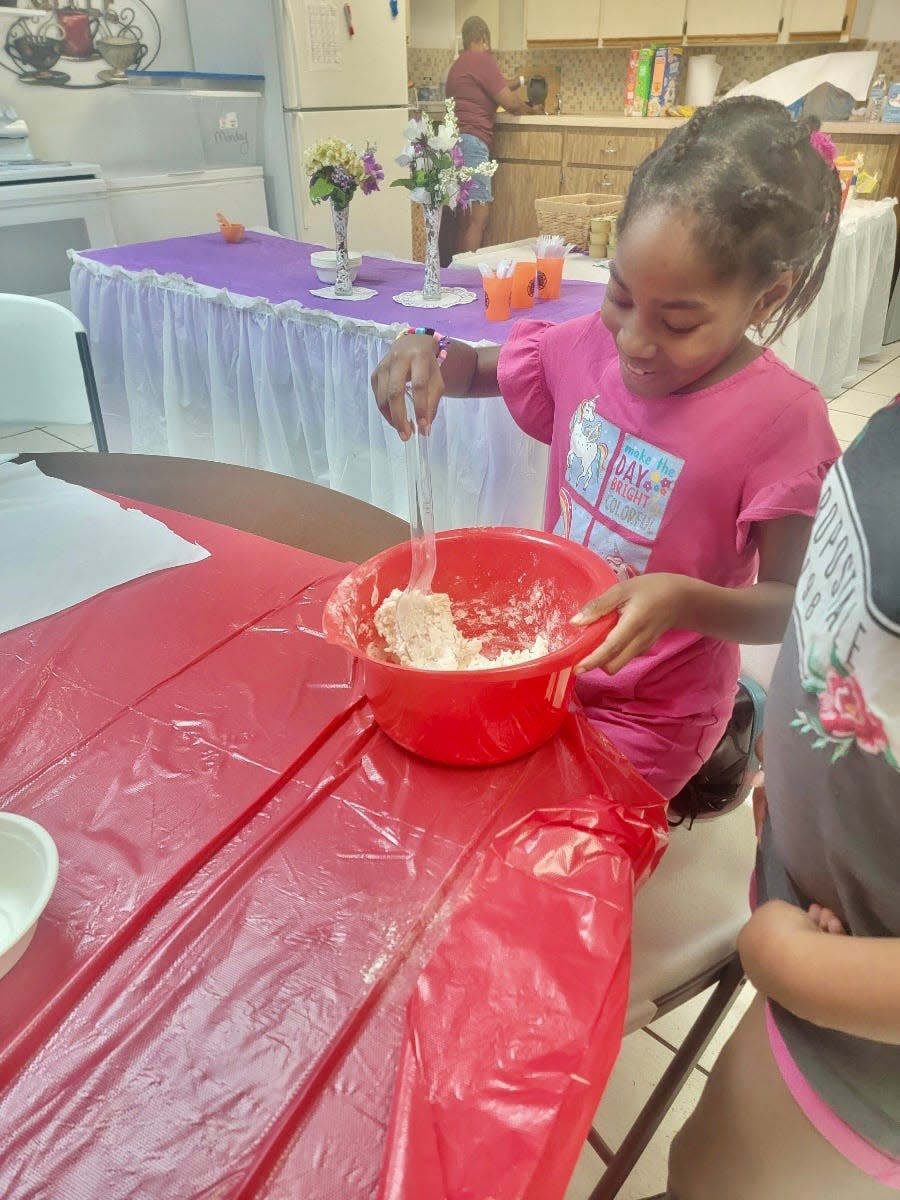 Skylar Eaddy was one of 28 children enrolled in the 2023 Summer Academic Enrichment Camp, sponsored by and administered by the Harry T. and Harriette V. Moore Cultural Complex board of directors in North Brevard. At the camp, teachers work to help students maintain or improve their grade-level academic performance - and have fun, too.