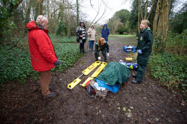 The ambulance service says it had to prioritise people in life-threatening situations [SWNS]