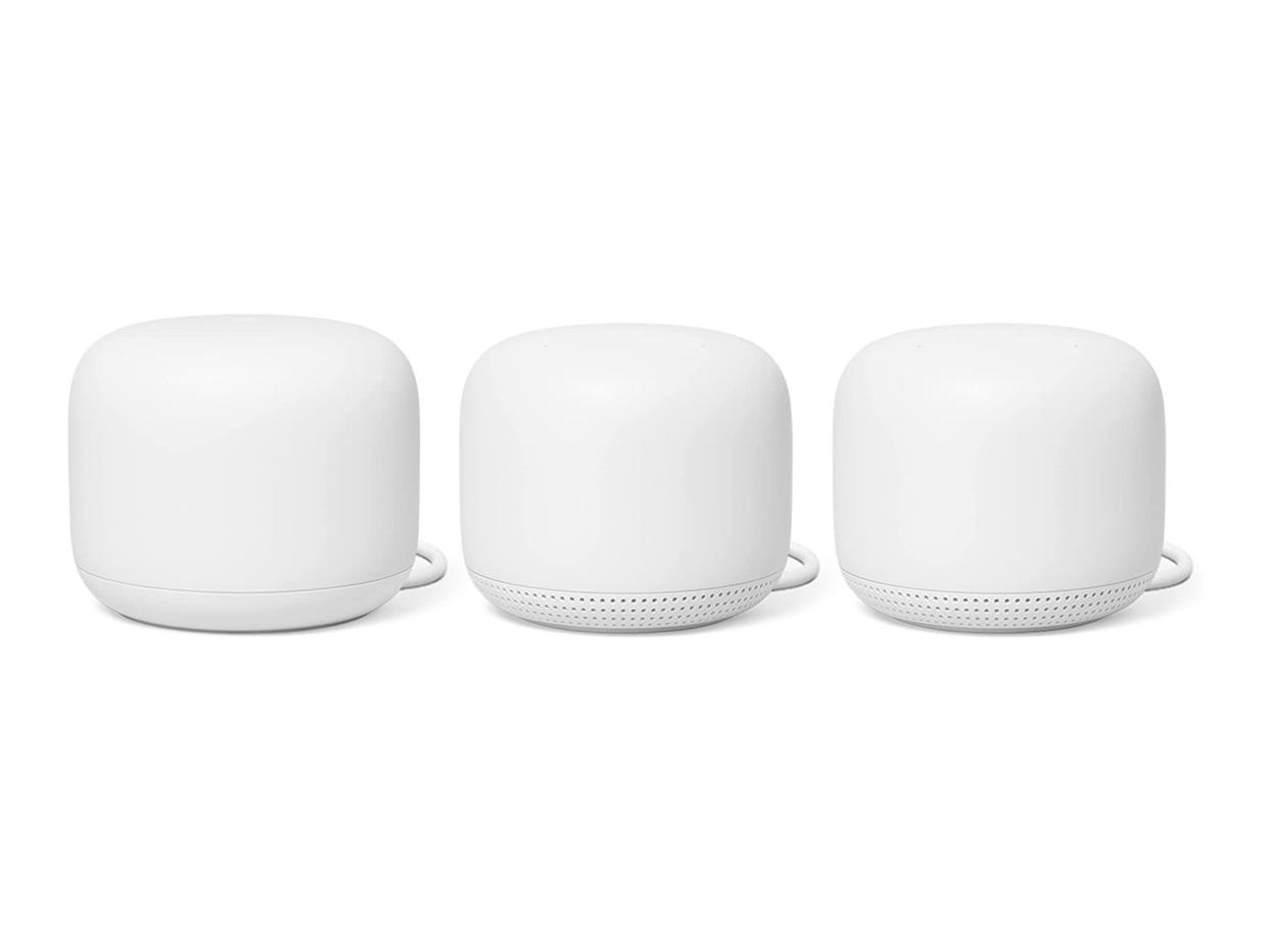 Google Nest Wi-Fi Mesh Router and 2 Points