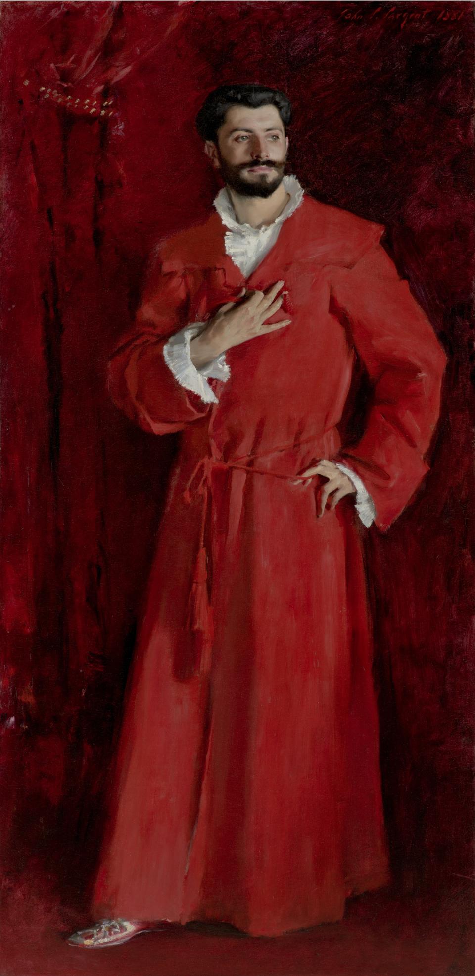 John Singer Sargent, “Dr. Pozzi at Home,” 1881. The Armand Hammer Collection.