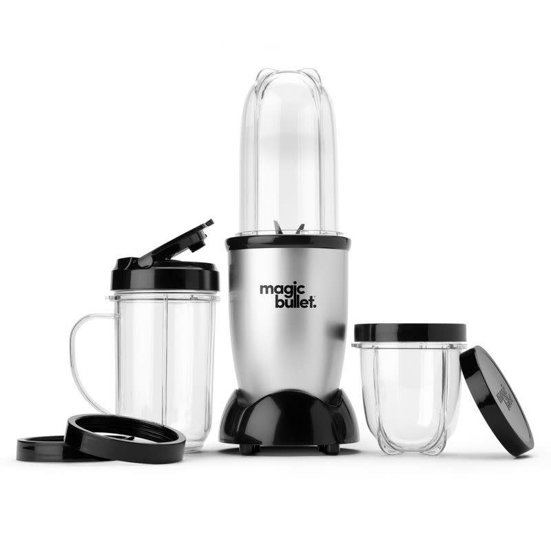 <p><a href="https://go.redirectingat.com?id=74968X1596630&url=https%3A%2F%2Fwww.wayfair.com%2F--%2Fpdp%2Fnutribullet--the-magic-bullet-blender-by-nutribullet-mbr1101-l811-w002172154.html&sref=https%3A%2F%2F" rel="nofollow noopener" target="_blank" data-ylk="slk:Shop Now;elm:context_link;itc:0;sec:content-canvas" class="link ">Shop Now</a></p><p>Magic Bullet Blender</p><p>wayfair.com</p><p>$39.88</p>