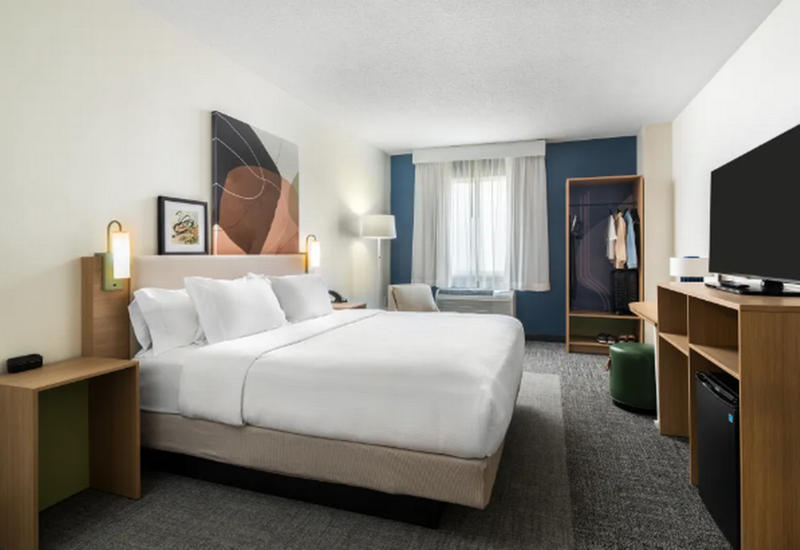 The Clover Island Inn in Kennewick will be renovated into a Spark by Hilton by its new Reno, Nev.-based owners. Image courtesy Spark by Hilton