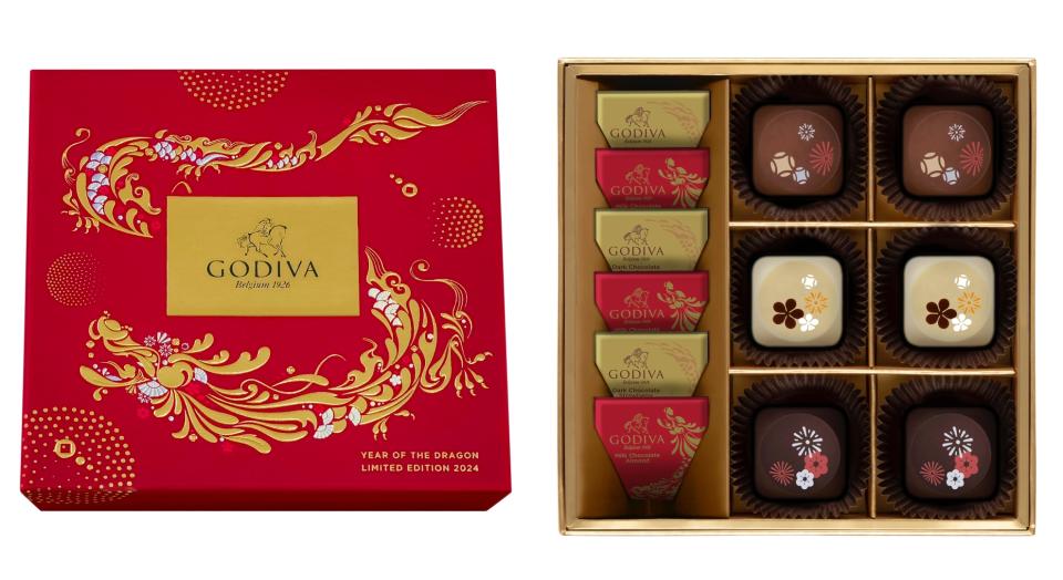 過年美食禮盒推薦：GODIVA 新年巧克力禮盒12顆裝 NT.1480（圖片來源/GODIVA提供）