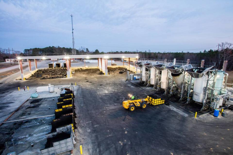 Product Recovery Technology International (PRTI) in Franklinton, North Carolina uses thermal demanufacturing to turn old tires into a reliable and cheap form of energy. It is will be used to power a data center mining various cryptocurrencies 24 hours a day. Each chamber can handle 6,000 pounds of tires at a time.