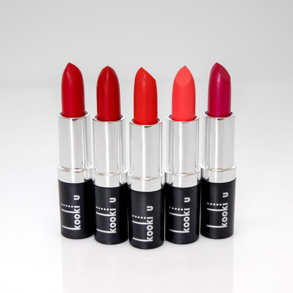 The range includes rouge lipstick. Photo: Supplied