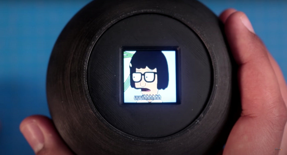 This highly ambiguous "Magic GIF Ball" answers users' yes or no questions using a series of popular GIFs from the internet.