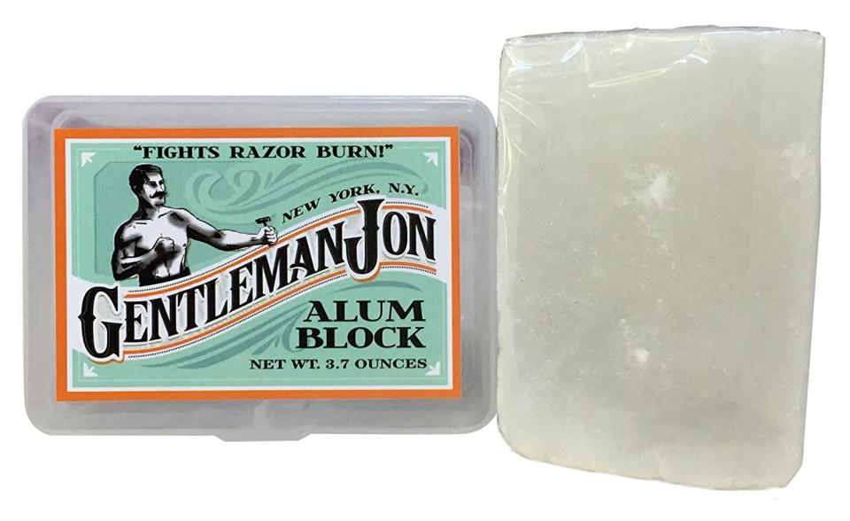 Gentleman Jon Alum Block and plastic case