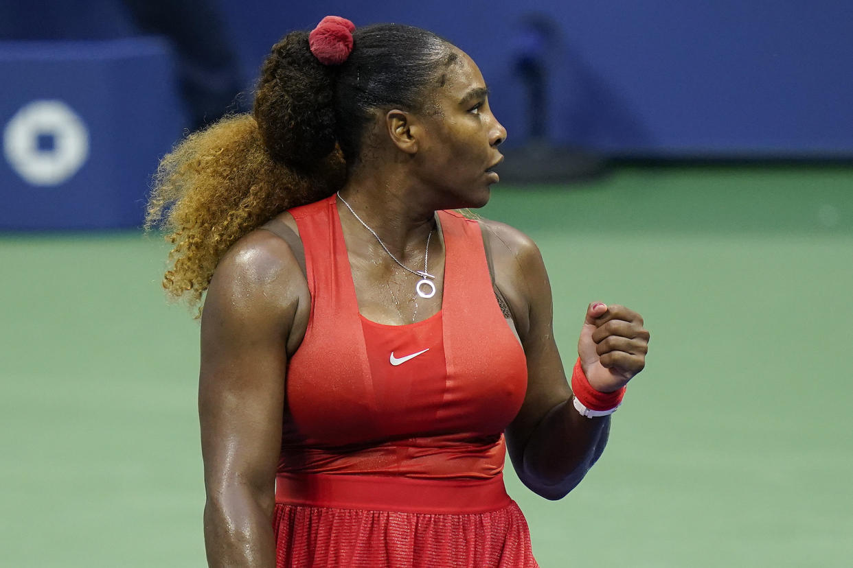 Serena Williams set a new US Open record on Tuesday. (AP Photo/Seth Wenig)