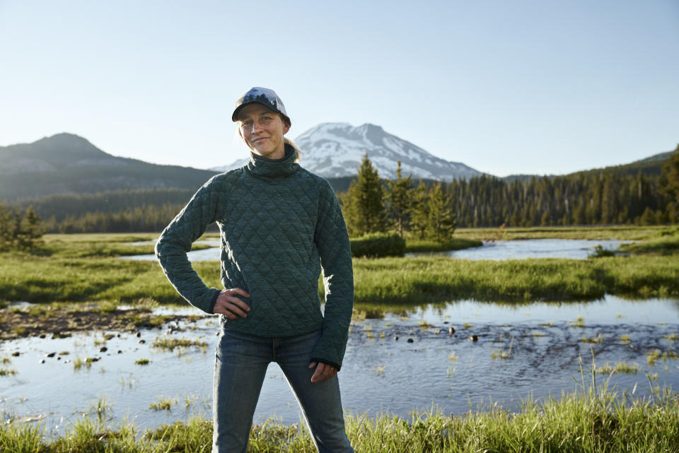 Lauren Fleshman, an athlete advisor at Oiselle and a retired professional runner who was a two-time 5,000-meter national champion, said that running naturally lends itself to activism. (Adam McKibben Photography / Oiselle)