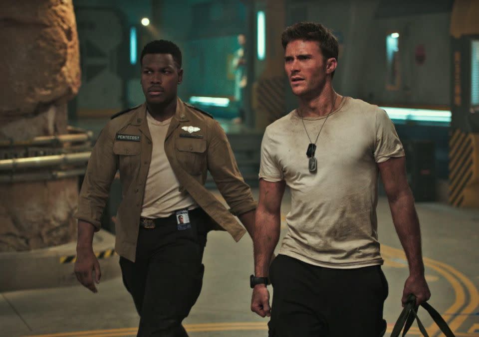 The Hollywood hunk stars alongside Star Wars actor John Boyega in the new sci-fi flick Pacific Rim Uprising. Source: Universal Pictures