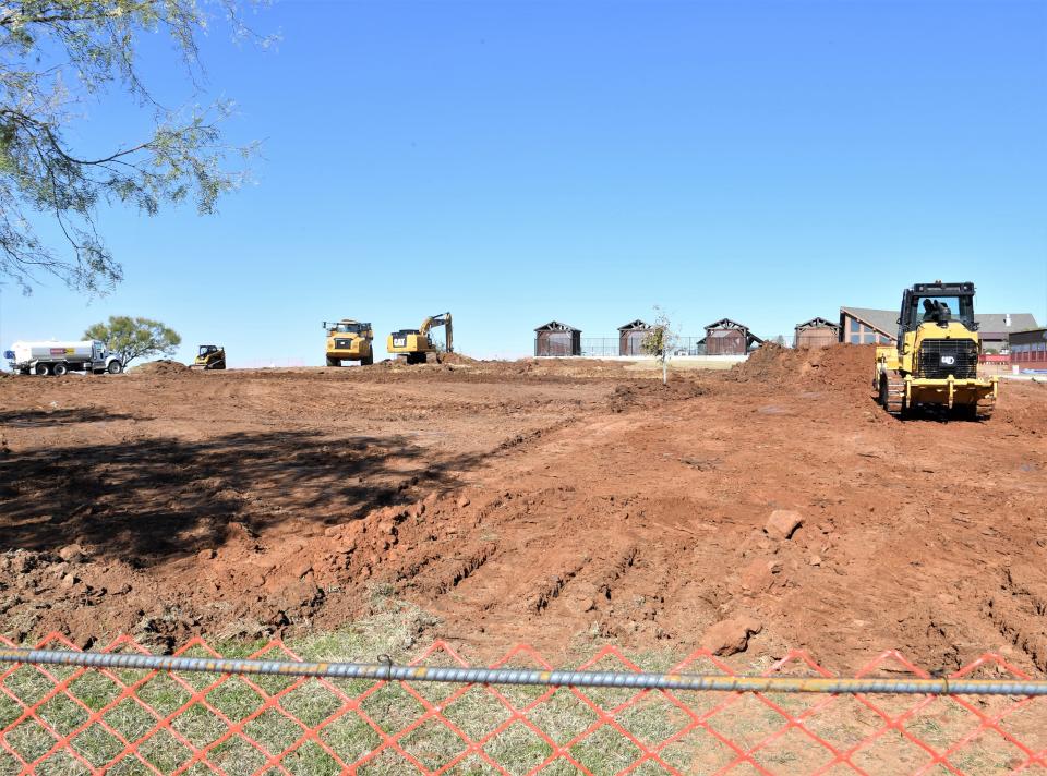 Construction begins on the new splash pad at Yogi Bear's Jellystone Park in Wichita Falls.