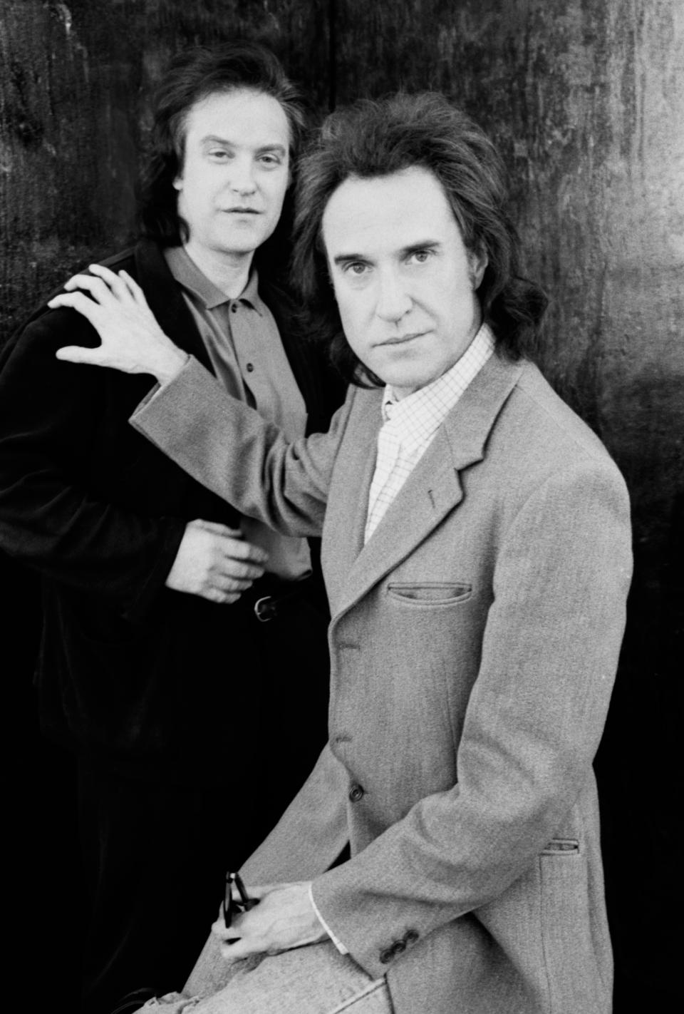 Ray and Dave Davies of the Kinks shot in Los Angeles during talks of a reunion. (Photo: Aaron Rapoport/Corbis via Getty Images)