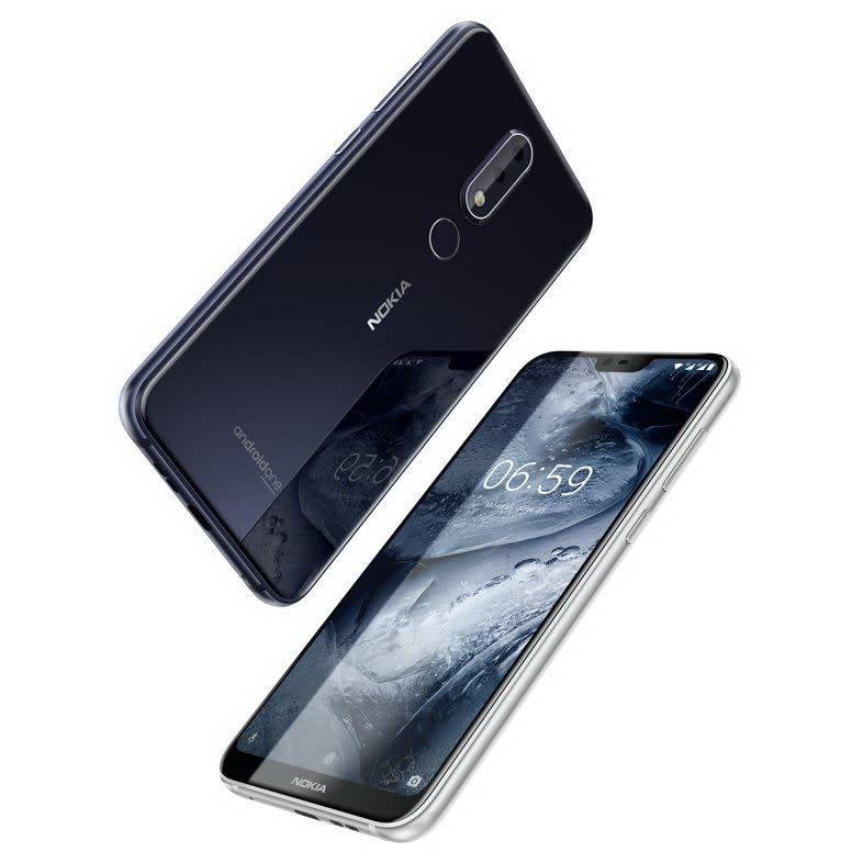 Nokia 6.1Plus 藍&白