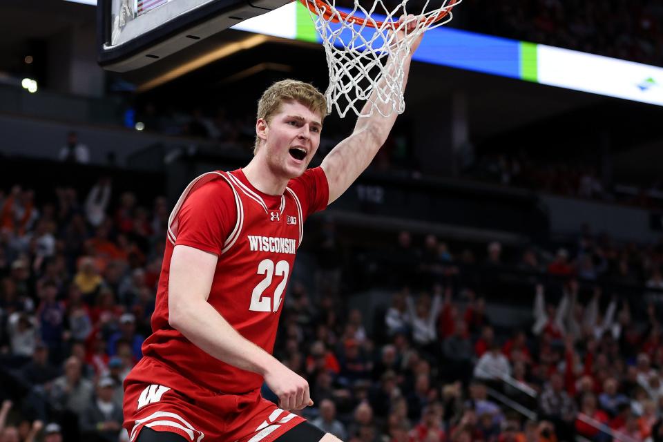 Jawing with Purdue's Zach Edey showed that Wisconsin's Steven Crowl can ...