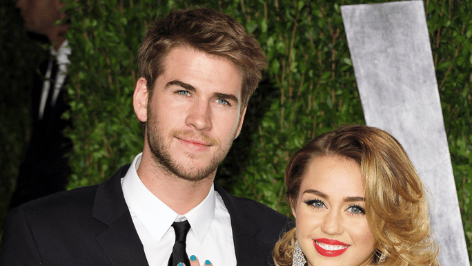 Liam Hemsworth and Miley Cyrus 2012