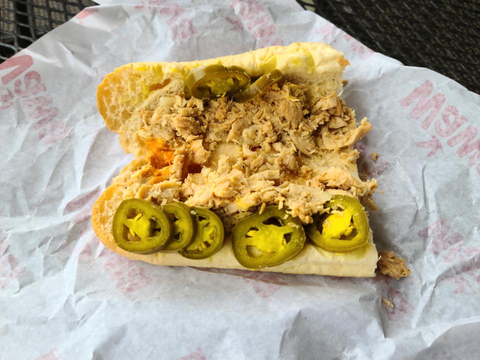 wawa hoagies chicken cheesesteak buffalo