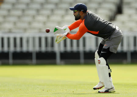 Cricket - India Nets - Edgbaston, Birmingham, Britain - July 30, 2018 India's Dinesh Karthik during nets Action Images via Reuters/Andrew Boyers