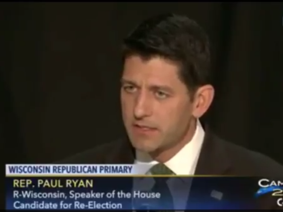 paul ryan primary