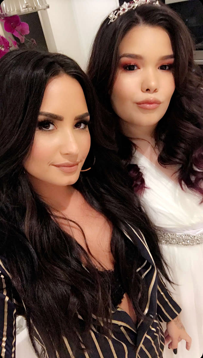 Demi Lovato and Madison De La Garza