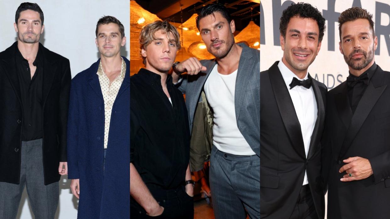 Kevin Harrington and Antoni Porowski; Lukas Gage and Chris Appleton; Jwan Yosef and Ricky Martin