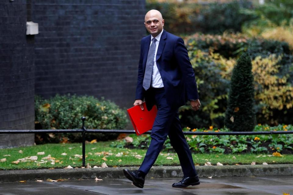 Sajid Javid: the cabinet minister called for more Government borrowing to address the housing crisis (REUTERS)