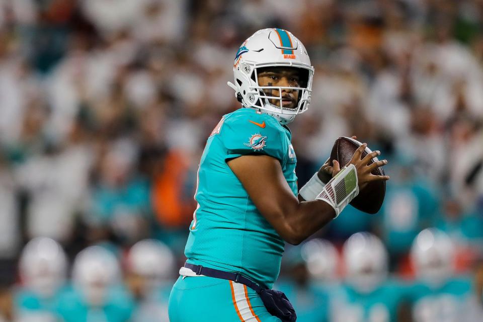 Miami Dolphins quarterback Tua Tagovailoa