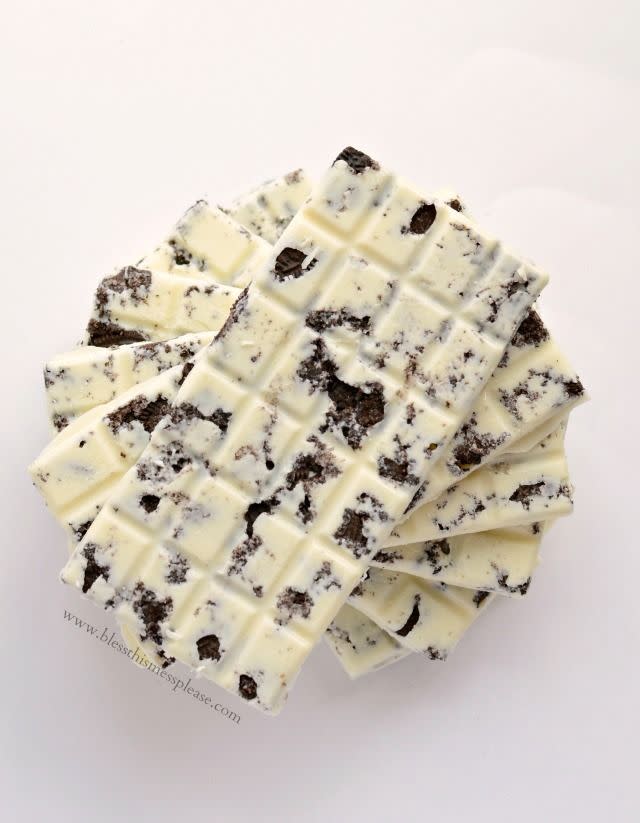 Homemade Cookies and Cream Bar