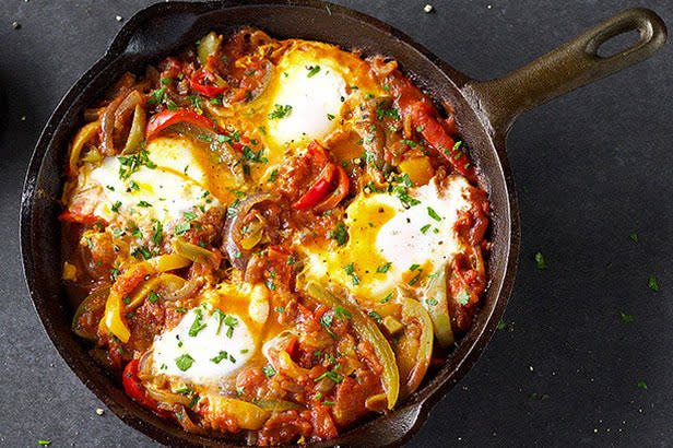 Shaksuka baked eggs