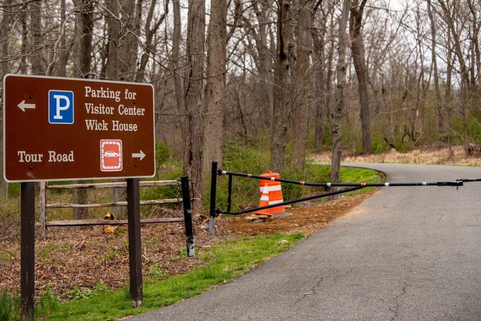 April 19, 2022; Harding Township, NJ, USA; The grounds at Jockey Hollow Visitor Center are shown on Tuesday afternoon. Mandatory Credit: Anne-Marie Caruso/NorthJersey.com via USA TODAY NETWORK