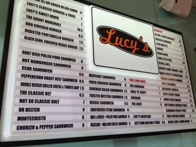 Lucy’s Eastside Diner is open 24/7 and is located on Main Street in Vancouver [LUCY’S]