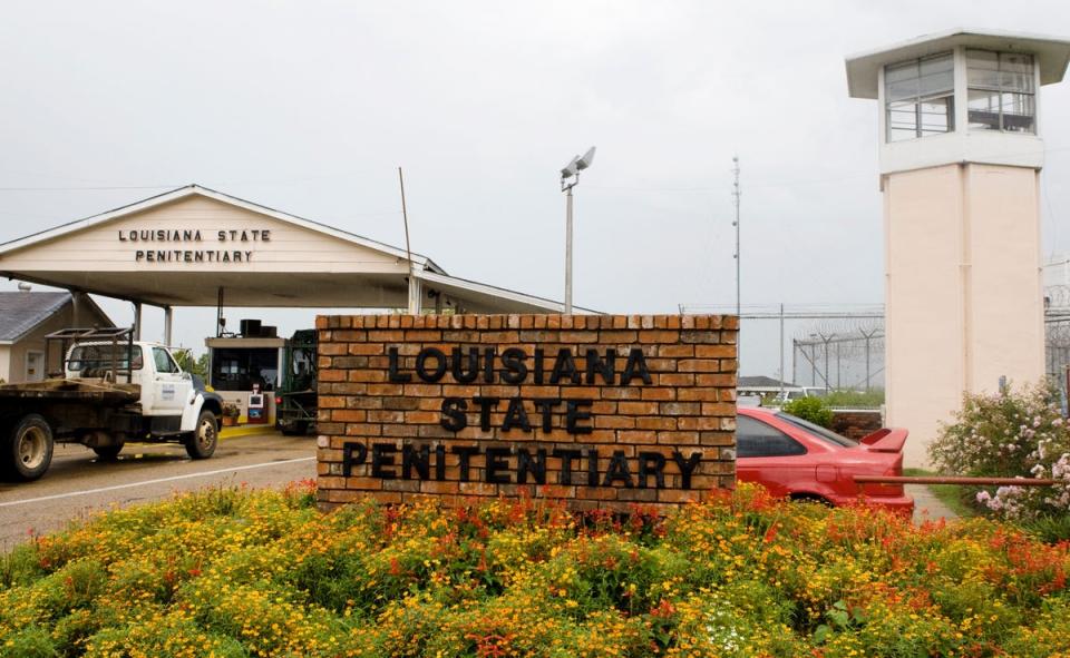 The entrance to Louisiana State Penitentiary, known as Angola, is pictured in 2008. (AP)