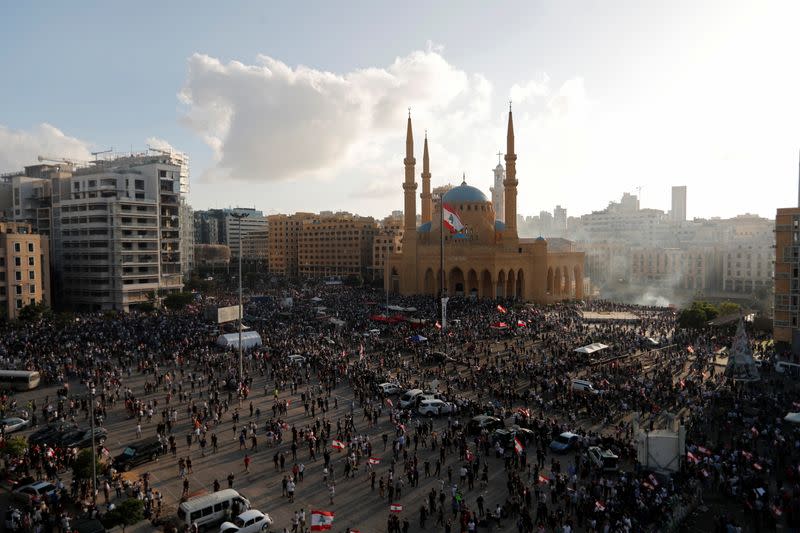 Protests called for in central Beirut days after devastating explosion