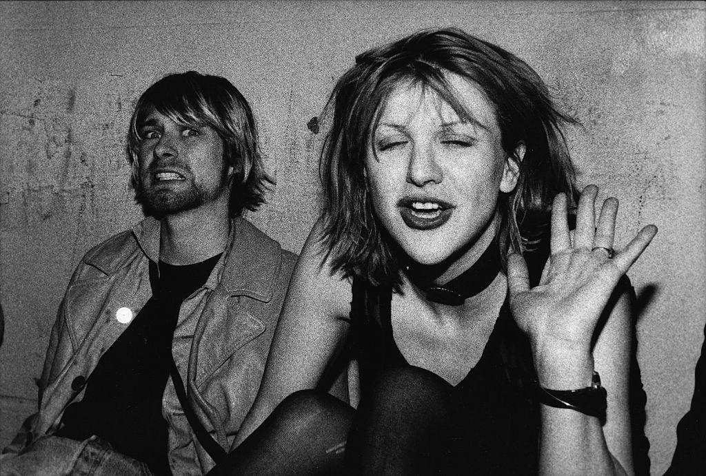 Kurt Cobain and Courtney Love watch a Mudhoney concert Dec. 4, 1992, at the Hollywood Palladium in Los Angeles. (Photo: Lindsay Brice/Getty Images)