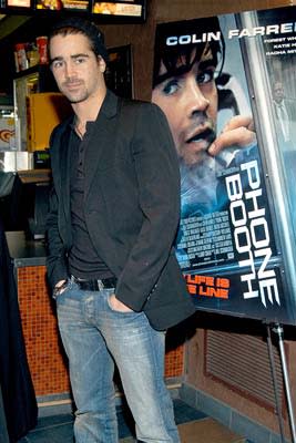 Colin Farrell at the New York premiere of 20th Century Fox's Phone Booth