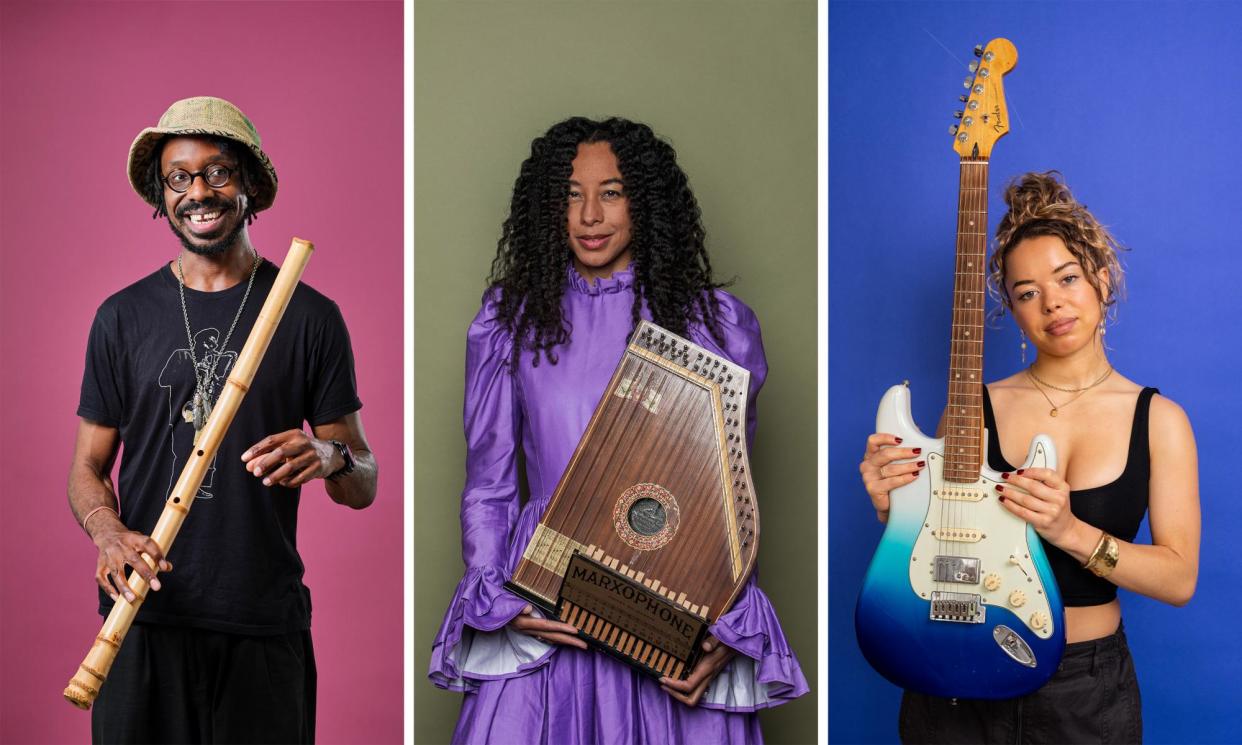 <span>From left: Shabaka, Corinne Bailey Rae, Nilüfer Yanya.</span><span>Composite: Amit Lennon/Gary Calton/Antonio Olmos</span>