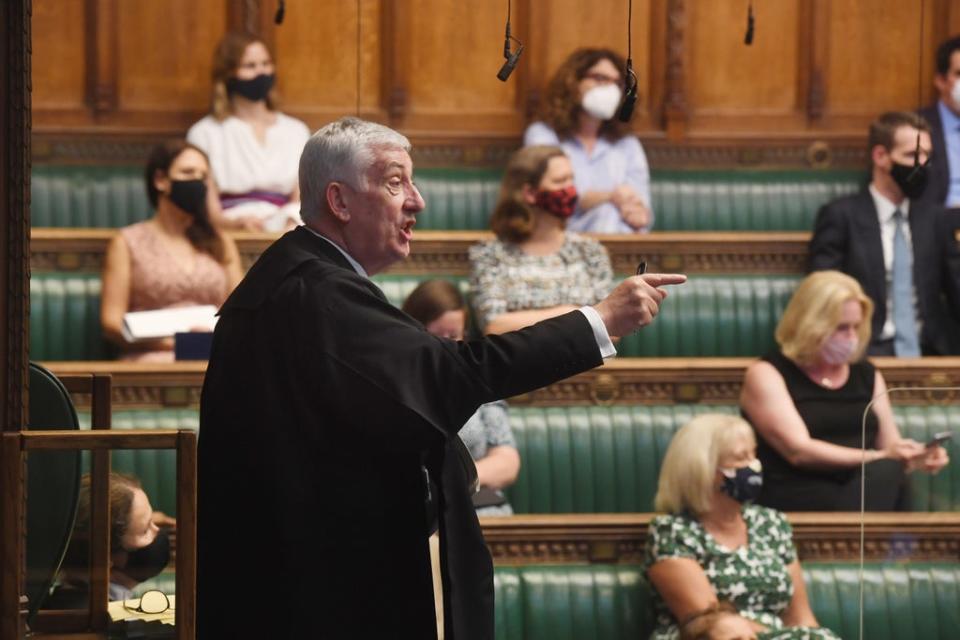 Speaker Sir Lindsay Hoyle has clamped down on casual attire and other areas of MP behaviour in a new set of Commons guidelines (UK Parliament/Jessica Taylor/PA) (PA Media)