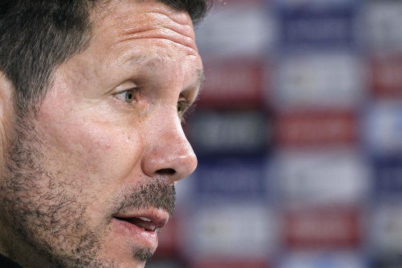 Diego Simeone. EFE/Víctor Lerena