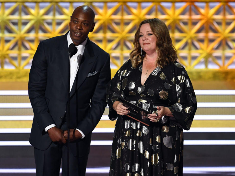 Fans durften sich außerdem noch über einen weiteren "Gilmore Girls"-Liebling freuen: Melissa McCarthy aka 'Sookie', die mit ihrem Witz … (Bild-Copyright: Kevin Winter/Getty Images)