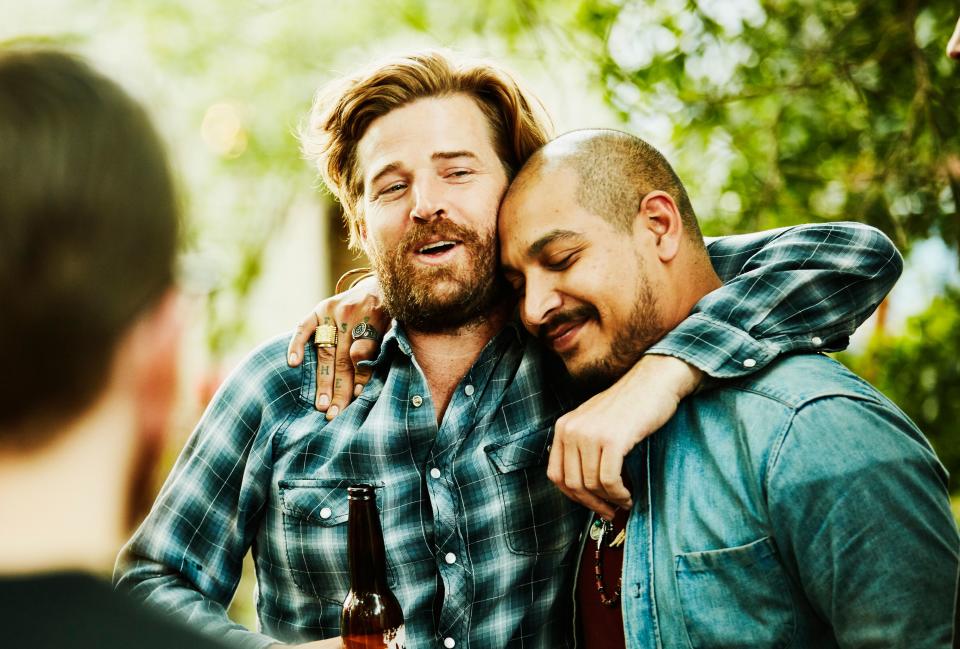 You can count on your longtime friends to show up when you really need them. (Photo: Thomas Barwick via Getty Images)