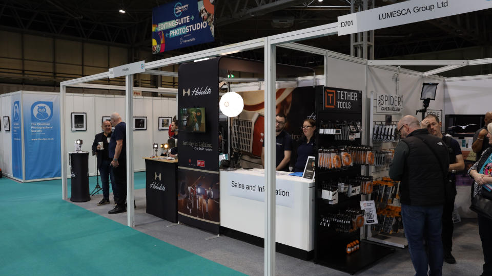 Photo of the Hobolite stand at The Photography Show 2024