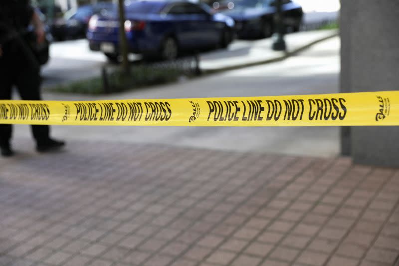Reports of several casualties from a gunman in a downtown hospital in Atlanta